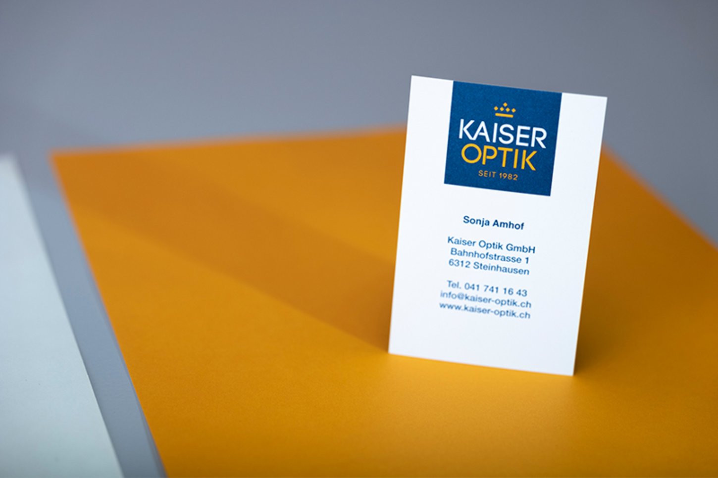 Kaiser Optik Logo-Redesign in Steinhausen